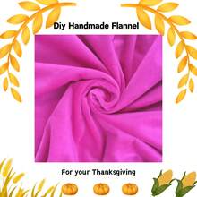 1pc Soft Plush Fabric Material, Suitable For Thanksgiving Decoration, DIY Handmade Home Textile, Applicable To Flannel - Multicolor - View 89