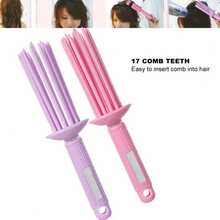 Lược uốn tóc tròn WANMEI, máy uốn tóc không dùng nhiệt, lược tạo kiểu tóc, lược uốn tóc bồng bềnh, dụng cụ tạo kiểu tóc, tạo lọn tóc xoăn tự nhiên, thích hợp sử dụng tại salon, nhà, chăm sóc tóc cá nhân, sản phẩm tạo kiểu, quà tặng ngày Valentine, vật dụng cần thiết cho năm học mới. - Nhiều màu - Xem 6