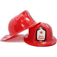 24 Pack Small Firefighter Helmet Party Supplies For Theme Party - Red1 - View 2