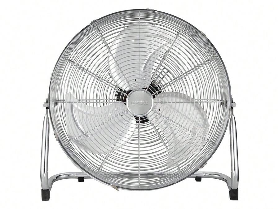 Optimus F-4122 Heavy Duty Aluminum 12 Inch 3 Speed Industrial Grade Fan, Chrome - Silver - View 1