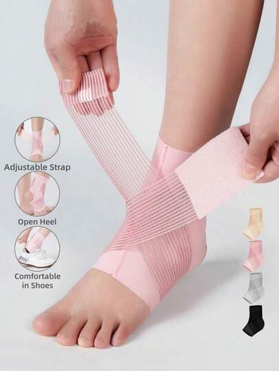 Tobillera para mujeres y hombres, manga de compresión de tobillo ultradelgada con vendaje, manga de soporte para el pie, calcetines de soporte de tobillo para deporte y yoga