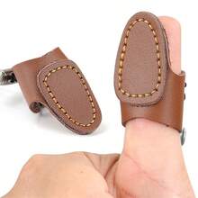 1 chiếc nhẫn da bảo vệ ngón cái dùng cho cung tên, cung cong, dùng khi săn bắn hoặc bắn súng. - nhiều màu - Xem 4