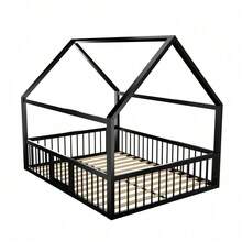 Bed Frames - 黑色 + 金屬 + 140厘米*200厘米 - 查看 9
