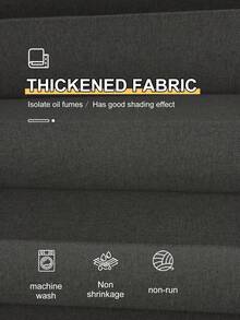 1pc Japanese 100% Blackout Magnetic Partition Curtain, No Drilling Folding Door Curtain, Excellent Blackout Performance, Smooth Drape, Windproof Sunshade Thickened Indoor Curtain Suitable For Living Room, Bedroom, Kitchen, Children's Room, Customizable 10CM Folding Solid Color Blackout Curtain, Folding Perforated Ring Top Folding Venetian Blind - Black - View 3