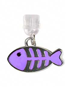 1pc Customized Dust Plug Charm, Personalized Name Applicable For Various Micro-USB, USB-C/Type-C, Apple Lightning Ports - Silver - View 16