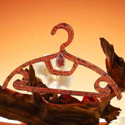 1pc Multi-Color Fragrance Hanger With Clips, Multifunctional Lingerie Drying Rack, Balcony Sock Hanger, Anti-Wind Clothespin Hanger