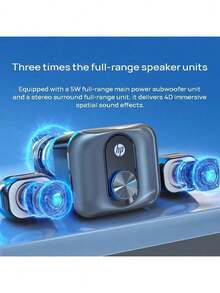 HP DHS-2111S 电脑桌面迷你音箱，低音炮多媒体音箱，USB供电设计，兼容多种电脑设备，可播放多媒体内容 - 查看 2