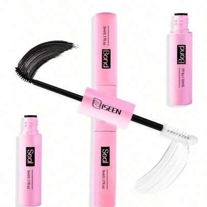 Lash Bond And Seal Kit 4 Pcs DIY Lash Extension With Waterproof Lashe Cluster Glue 72h Hold And Seal Lash Remover Tweezers Portable Eyelash Brush With Cap For Eyelash Extensions Beginners