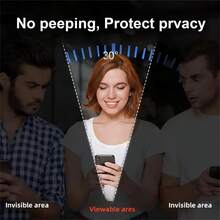 3 Stücke Anti-Spion Hydrogel flexible Bildschirmschutzfolie kompatibel mit Samsung Galaxy S26 S25 S24 S23 S22 S21 S20 S10 Plus Ultra S26+ S25+ S24+ S23+ S22+ S21+ S20+ Galaxy Note 10 20 Pro Ultra, Datenschutz, Vollflächenabdeckung, Antifingerabdruck, Ultra-klare Sicht, Glatte Oberfläche (kein gehärtetes Glas) - Schwarz - Übersicht 7