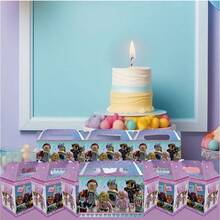 Roblox 10个装主题礼品纸盒，礼品包装手提袋，星球图案，红白配色，耐用材质，适合生日、节日礼物 - Roblo girl 紙盒 - 查看 1