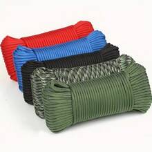 118.11/629.92/1220.47 英寸 4 毫米 7 股涤纶帐篷绳，手工编织，适用于露营帐篷、花园凉棚、帐篷、晾晒衣物、各种项目、户外装备、手链和户外活动，多功能户外配件，露营和徒步旅行配件，是徒步旅行、背包旅行和生存装备、旅行用品、露营装备和户外探险的理想之选。 - 彩色 - 查看 7