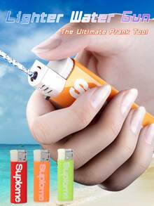 Creative Prank - Water Squirt Lighter Toy - Fun Gag Gift For Parties, Novelty Water Squirt Lighter - Suitable For Pranks And Entertainment - Water Toy - Multicolor - View 4