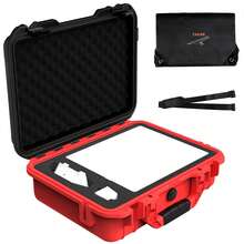 Starlink Mini Accessories Kit Gen 4, For Starlink Mini Case, Waterproof Black & Red Design Hard Case,Waterproof Pouch Bag & Shoulder Strap,Ideal For Travel, RV, Camping,Backpack Carrying Storage Mount - 紅+黑 - 查看 10