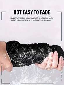 女士黑色长款涤纶工装裤，带拉链口袋和抽绳腰带，锥形裤腿款式 - 黑色 - 查看 7