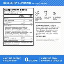 Optimum Nutrition Amino Energy - Pre Workout With Green Tea, BCAA, Amino Acids, Keto Friendly, Green Coffee Extract, 65 Servings (Packaging May Vary) - Blueberry Lemonade - View 3