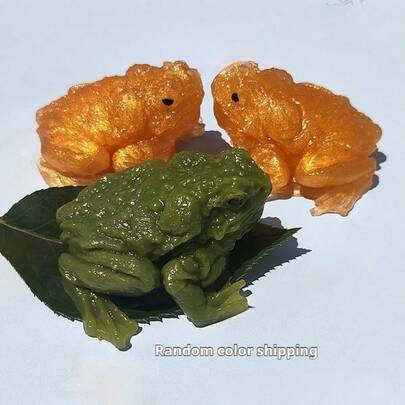 1pc Realistic Toad/Frog Squeeze Toy, Soft Squishy Stress Relief Novelty Gadget, Gag Gift, Slow Rebound Squeeze Toy