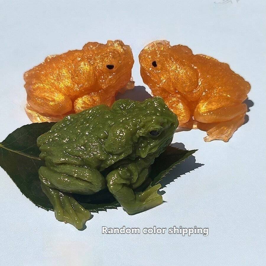 1pc Realistic Toad/Frog Squeeze Toy, Soft Squishy Stress Relief Novelty Gadget, Gag Gift, Slow Rebound Squeeze Toy
