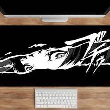 1pc Extra Large Anime Girl Gaming Mouse Pad - Rubber Material, Oblong Rectangle Shape, Precision- Locked Edges, Washable And Non-Slip Desk Mat For Computer ESports - 查看 9