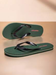 زوج من الشبشب الرجالي ذو لون أحادي من EVA، خفيف الوزن وراحة القدم، مناسب للشاطئ والعطلات والأنشطة الخارجية اليومية والحمام والمشي الداخلي، نعال صيفية للنساء، أحذية منزلية للرجال، صنادل رجالية، شبشب رجالي. إذا كان الجزء العلوي ضيقًا قليلاً، يُنصح باختيار مقاس أكبر لمطابقة أفضل. - أخضر داكن - مشاهدة 11