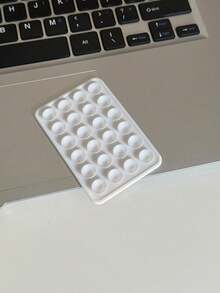 Silicone Suction Cup Phone Holder, 24 Individual Suction Cups Without Adhesive Grip Reusable Double-Sided Holder, Suitable For Makeup, Fitness, Shower, Car, And Kitchen Use - Multicolor - View 5