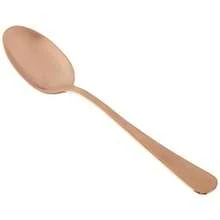 Mercer Culinary Cuchara chapada en acero inoxidable 18-8 7-7/8 pulgadas oro rosa - oro rosa - Ver 1