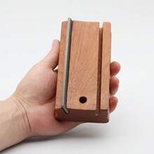 2-In-1 Wooden Guitar Fret File Set, For Luthier Repair And Maintenance, Includes Crowning And Beveling Tools - Multicolor - View 10