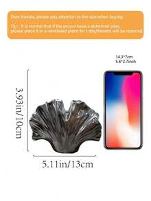 1个扇形砂岩花瓶，树脂砂岩材质，适合家居装饰和桌面摆放 - 1PC - 查看 10