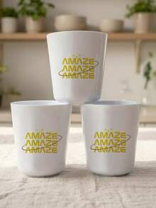 1 P Amaze Amaze Amaze Patterns Shot Glass Drinking Cup Unbreakable Melamine Tumblers Reusable Drinkware Party Gifts Wedding Camping Washers Lightweight Project Hail Mary Rocky Inspired Gift - trắng - Xem 1