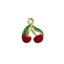 1pc Cherry Series Copper Pendant, Suitable For DIY Jewelry Accessories, Includes Cherry, Heart And Boot Elements, Vintage Style Multi-Purpose Pendant Accessory - Cherry - View 15