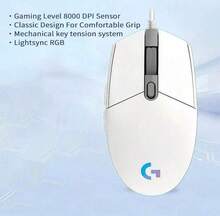 Logitech G102 Wired Gaming Mouse: Customizable RGB Lighting Effects, Lightweight Design Suitable For Players With Small To Medium Hands. - View 6