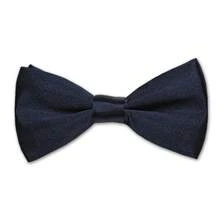 1 pieza Corbata de moño texturizada azul marino para hombre - Azul Marino - Ver 1