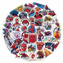 Marvel 50 miếng dán hoạt hình theo chủ đề, hình dán anh hùng dễ thương, thích hợp dán lên laptop, bình nước, ván trượt, sổ tay, quà tặng tiệc tùng và đồ thủ công cho trẻ em. - Nhiều màu - Xem 2