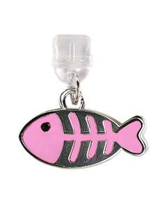 1pc Customized Dust Plug Charm, Personalized Name Applicable For Various Micro-USB, USB-C/Type-C, Apple Lightning Ports - Silver - View 17