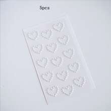 8/5/1 Pc Star-Shaped And Heart-Shaped Crystal Stickers, Pearl Stickers, Shiny Rhinestone Stationery Stickers, Art Decoration, Craft Materials, Diamond Stickers, Star Stickers, Suitable For Girls, Birthday Gifts, Party Gift Bag Fillers.Scrapbook Supplies,Journaling Supplies,Mobile Phone Stickers, Scrapbooking - Square - View 16