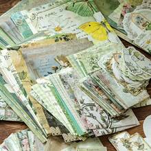 100 hojas/paquete Serie de Oficina de Correos Campestre Papel Artesanal Hueco, Surtido de Papel Ligero, Adecuado para Escribir Notas, Mensajes, Tarjetas, Proyectos de Manualidades Hechos a Mano - pieza única - Ver 4