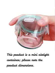 3个加厚玻璃食品储物罐，带密封盖，食品容器套装 - 非常适合野餐、备餐、冰箱收纳，也适用于婴儿食品、微波炉和冷冻室，可爱便携且经久耐用 - 彩色 - 查看 11