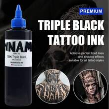 1 pieza Botella de tinta negra de 8 onzas, apta para uso diario - Negro - Ver 1