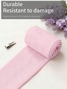 1双女士丝绒连裤袜，显瘦、防勾丝、高弹力，适合通勤、外出和派对等场合。 - 粉色 - 查看 5