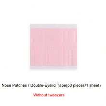 150/300 piezas Cintas delgadas y desechables invisibles para la nariz y los párpados con pinzas, utilizadas para el cuidado facial y salones de belleza - Multicolor - Ver 12