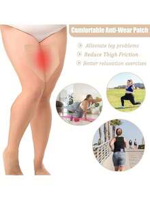 5-50 miếng băng quấn đùi chống ma sát vô hình, ngăn ngừa ma sát và kích ứng vùng đùi trong, bảo vệ thoải mái cho cả nam và nữ trong mùa hè. - Nhiều màu - Xem 4