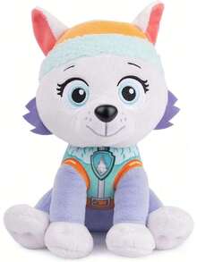 6英寸汪汪队立大功毛毛公仔，天蓝色伞兵造型，带银色翅膀和火焰标志，Spin Master官方授权，儿童节、节日、生日礼物 - 彩色 - 查看 15