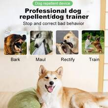 Upgraded Dual-Probe Mini Dog Repeller, Ultrasonic Dog Repeller And Bark Stopper, Intelligent Automatic Sensing Technology, Indoor/Outdoor Pet Protection Equipment, Dog Training Equipment, Friendly To Both Humans And Pets. - Mini Black - View 5