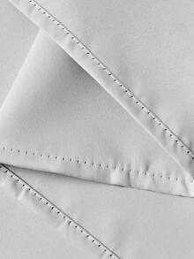 Bộ 1/2 rèm cửa polyester màu trơn, cản sáng, cách nhiệt, thích hợp cho nhà bếp, phòng ăn, phòng khách, phòng ngủ, phòng học, màu đen hoặc xám đậm. - trắng - Xem 6