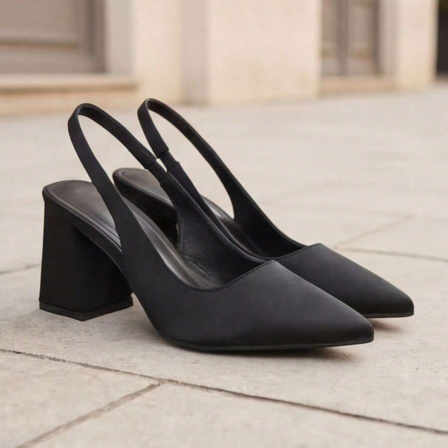 Plain / Plain Toe    Home - 黑色 - 查看 1