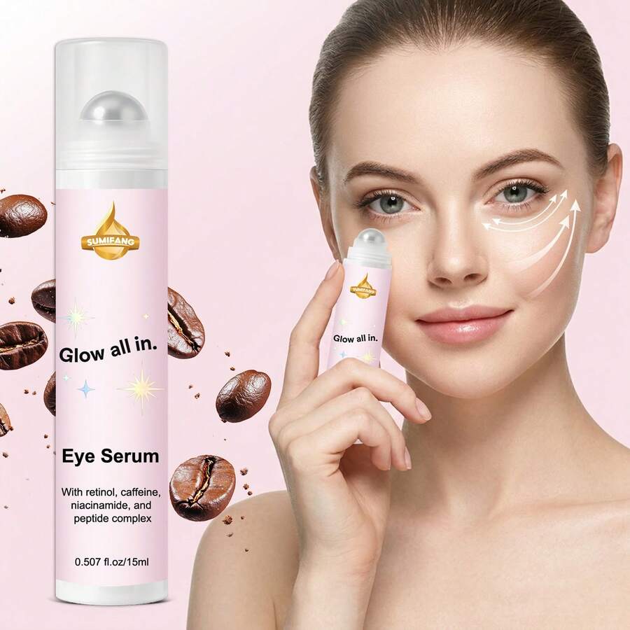 温和抗皱眼部精华，蕴含视黄醇和咖啡因滋养眼部精华，肽复合物修护，质地清爽不油腻，适合早期老化、眼袋、疲劳等肌肤问题，日常必备。 - 15ml - 查看 1