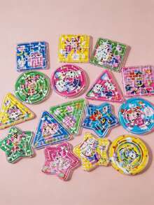 1/5/10/15/20/40pcs Mini Random Color Maze Puzzle, Beginner Portable Cartoon Maze Ball Set, Stress Relief Toy, Suitable As Gift, Birthday Gift, Christmas Toy, Gift Box Filler, Stocking Stuffer (Style Sent Randomly) - Multicolor - View 14