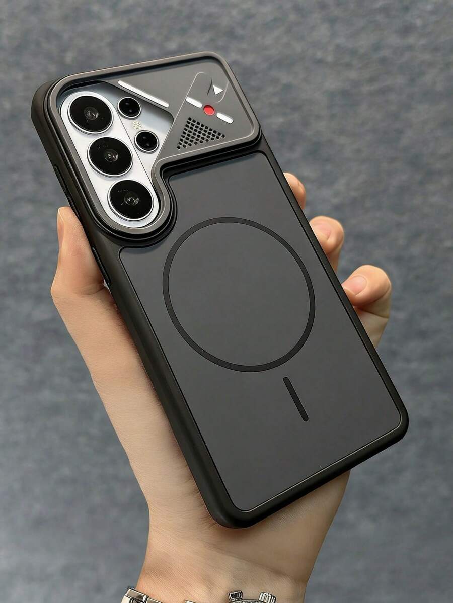 Galaxy S26 Ultra 高级撞色磁吸软框手机壳，支持无线充电和防摔保护