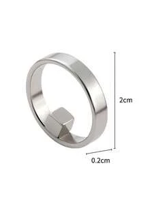 Nhẫn từ tính hình mắt mèo 3D rỗng tròn, dụng cụ làm móng nghệ thuật mắt mèo từ tính mạnh, thích hợp cho tiệm nail và tự làm móng tại nhà, bộ 1/2/3 chiếc. - Nhiều màu - Xem 10