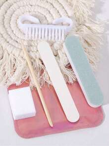 Bộ dụng cụ làm móng tay và móng chân 10/8/5/3/1 món, gồm dũa móng mini và que gỗ cam, dũa móng hai mặt, dụng cụ đẩy biểu bì bằng gỗ, dụng cụ làm sạch móng, dụng cụ đánh bóng móng, bút vẽ móng, dụng cụ chăm sóc móng DIY cho kỹ thuật viên làm móng. - Nhiều màu - Xem 9