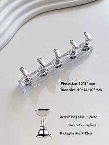 Support magnétique pour présentation de faux ongles, support pour faux ongles pour la pratique de la peinture des ongles, accessoires pour débutants en nail art acrylique, équipement et décoration de salon de manucure, fournitures pour ongles, outils pour ongles, outils pour nail art, outils pour faux ongles, rentrée scolaire, boîte à bijoux, organisateur de bijoux, mariage, support à bijoux, organisateur de rangement de bijoux, boîte à bagues - Multicolore - Voir 14